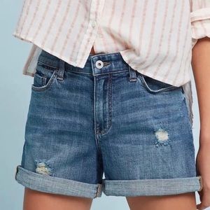Anthropologie Pilcro Slim Boyfriend Jean Shorts